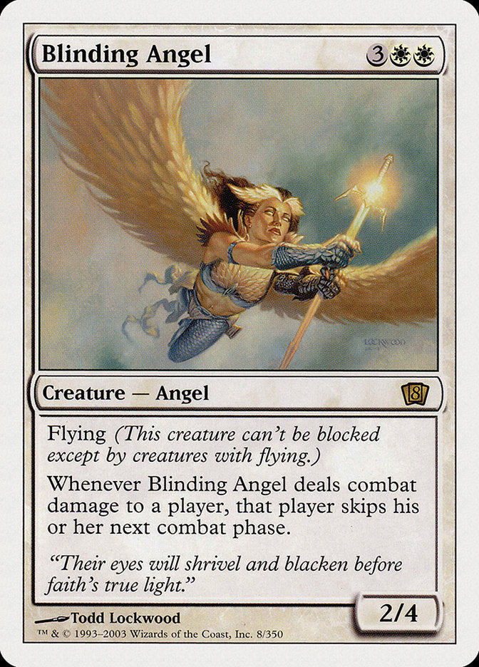 Blinding Angel (8th Edition) [Oversize Cards] | Rook's Games and More