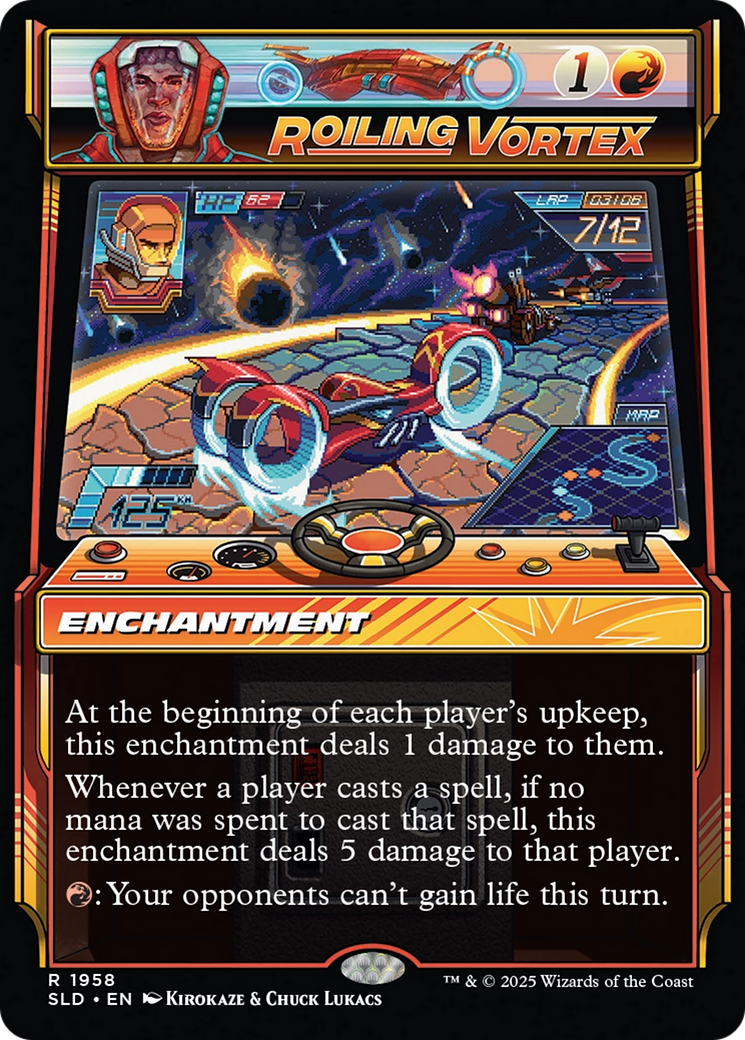 Roiling Vortex (Rainbow Foil) [Secret Lair Drop Series] | Rook's Games and More
