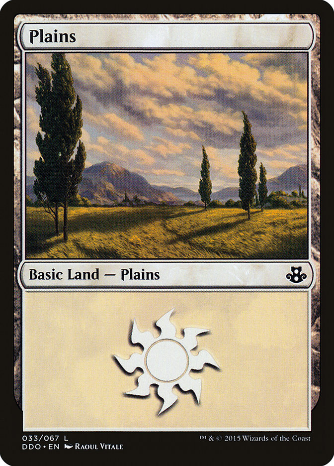 Plains (33) [Duel Decks: Elspeth vs. Kiora] | Rook's Games and More