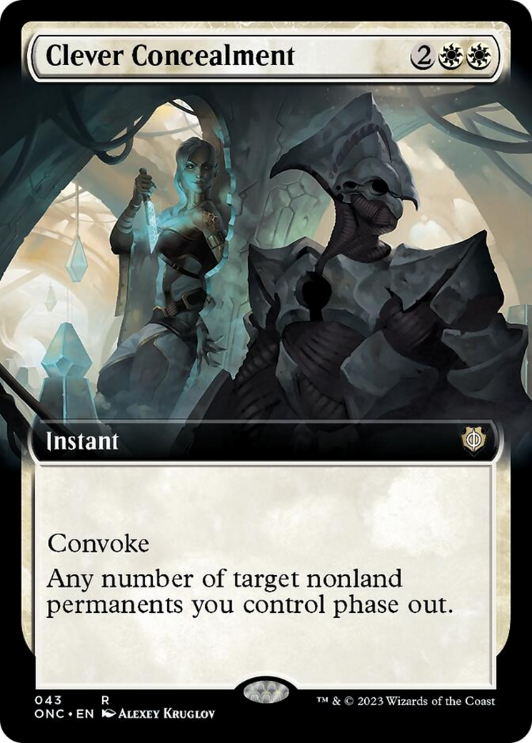 Clever Concealment (Extended Art) [Phyrexia: All Will Be One Commander] | Rook's Games and More