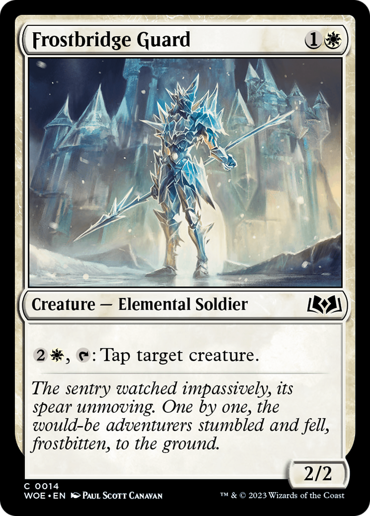 Frostbridge Guard [Wilds of Eldraine] | Rook's Games and More