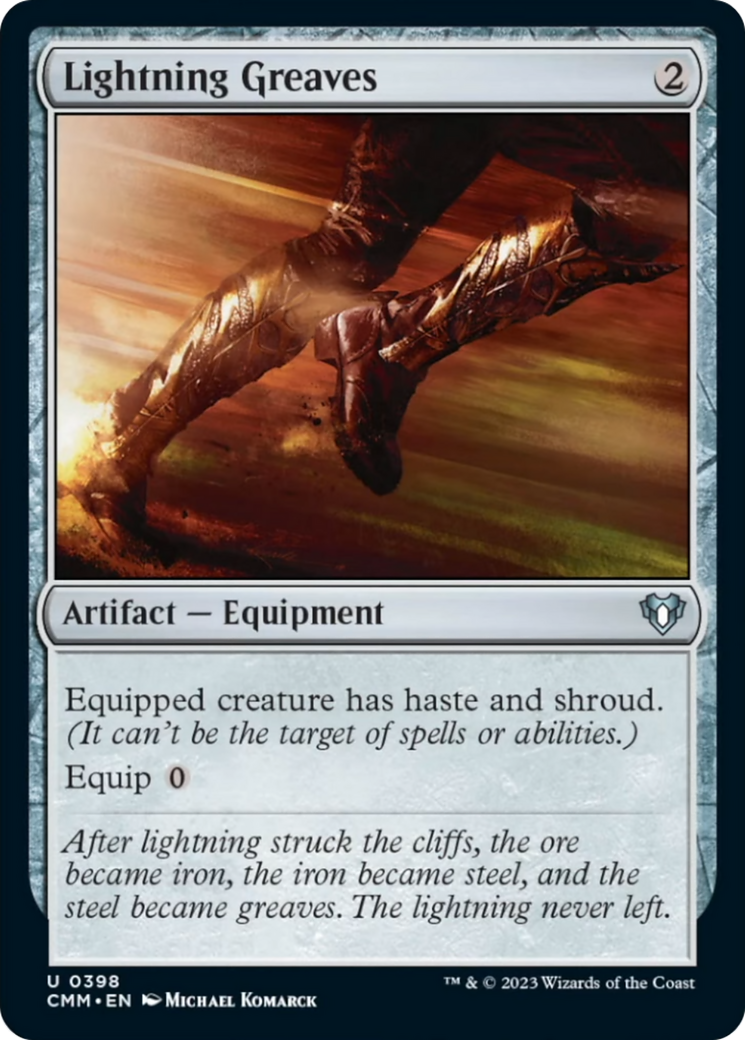 Lightning Greaves [Commander Masters] | Rook's Games and More