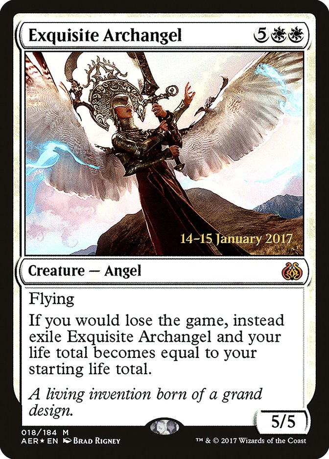 Exquisite Archangel [Aether Revolt Prerelease Promos] | Rook's Games and More