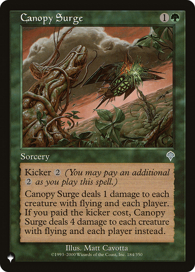 Canopy Surge [The List Reprints] | Rook's Games and More