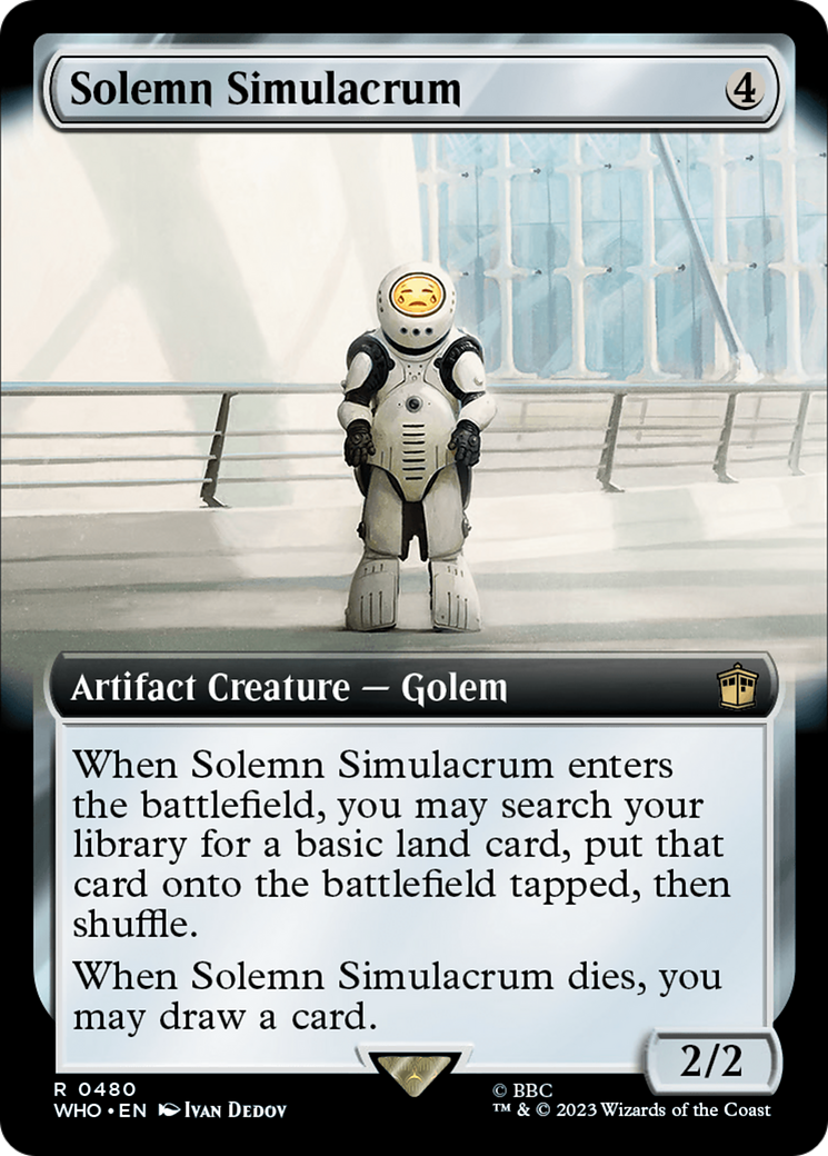 Solemn Simulacrum (Extended Art) [Doctor Who] | Rook's Games and More