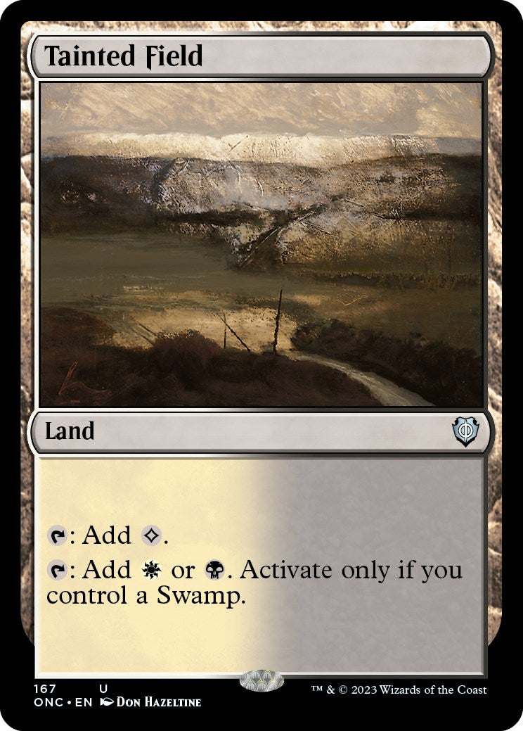 Tainted Field [Phyrexia: All Will Be One Commander] | Rook's Games and More