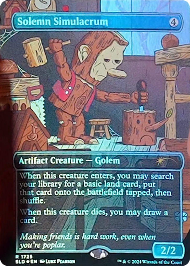 Solemn Simulacrum (1725) (Rainbow Foil) [Secret Lair Drop Series] | Rook's Games and More