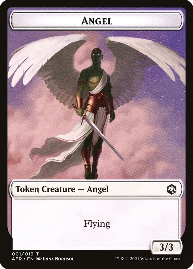 Angel // Dog Illusion Double-Sided Token [Dungeons & Dragons: Adventures in the Forgotten Realms Tokens] | Rook's Games and More