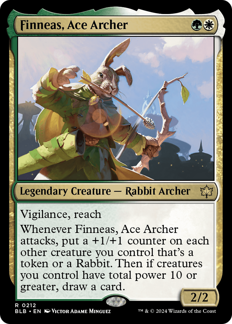 Finneas, Ace Archer [Bloomburrow] | Rook's Games and More