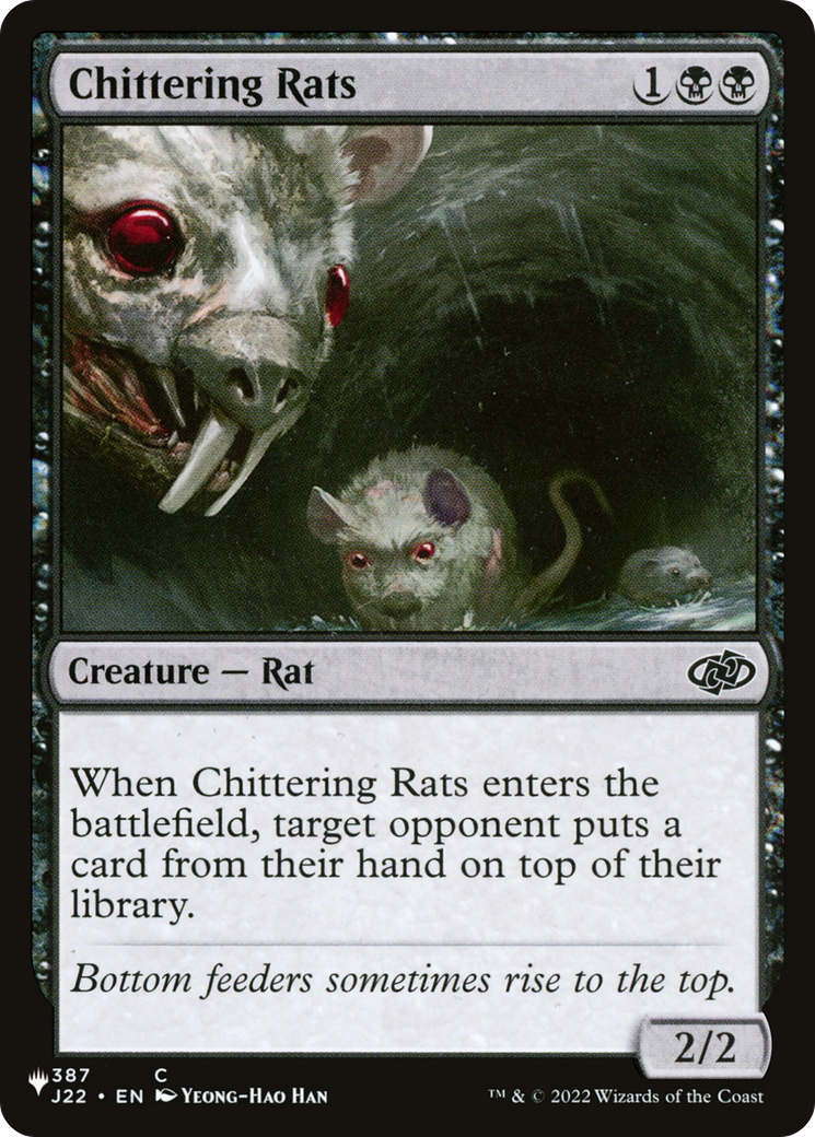 Chittering Rats [The List Reprints] | Rook's Games and More