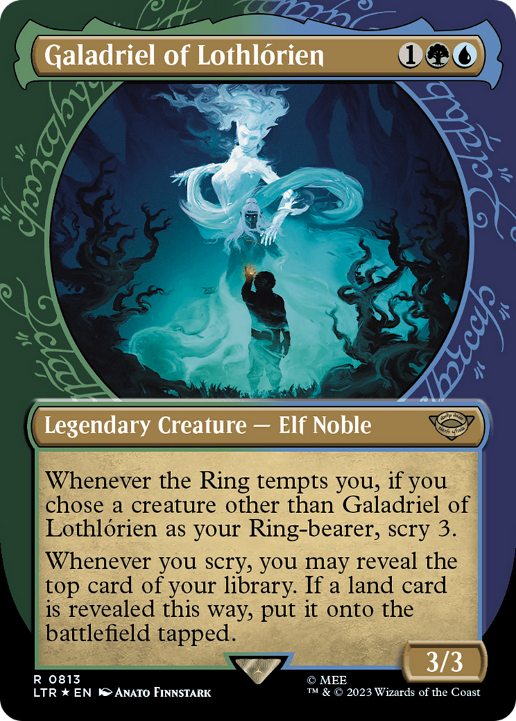 Galadriel of Lothlorien (Showcase) (Surge Foil) [The Lord of the Rings: Tales of Middle-Earth] | Rook's Games and More