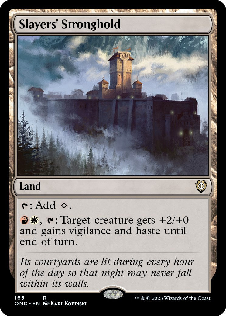 Slayers' Stronghold [Phyrexia: All Will Be One Commander] | Rook's Games and More