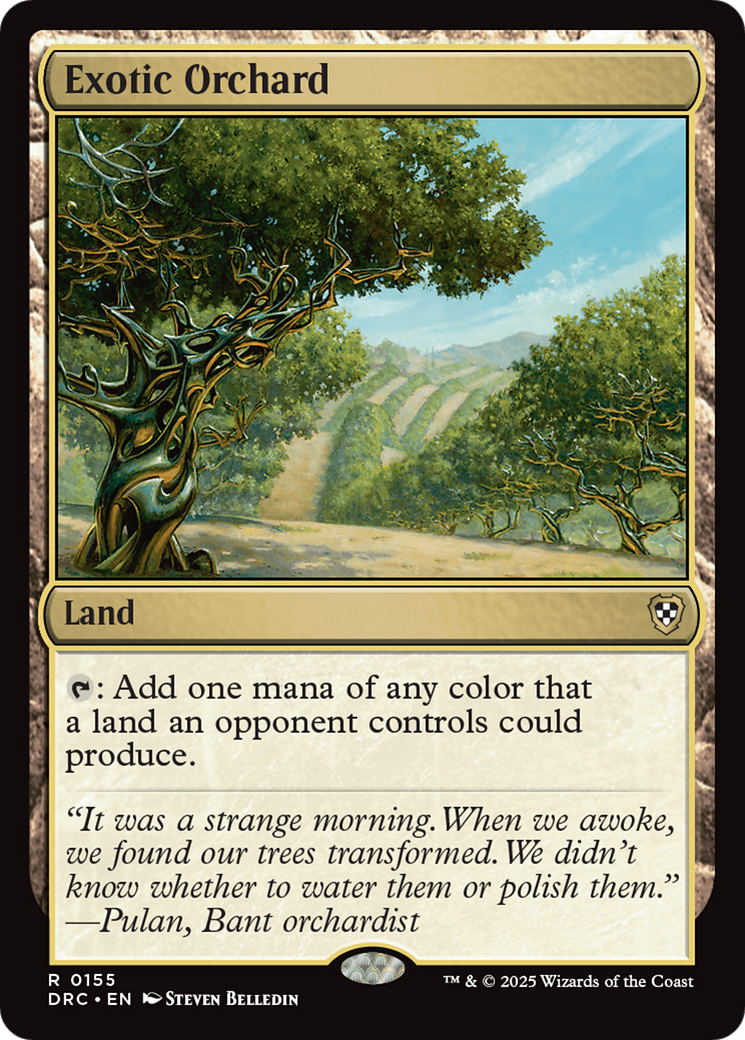 Exotic Orchard [Aetherdrift Commander] | Rook's Games and More