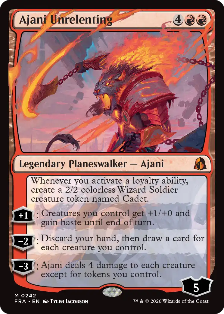 Ajani Unrelenting [Reality Fracture] | Rook's Games and More