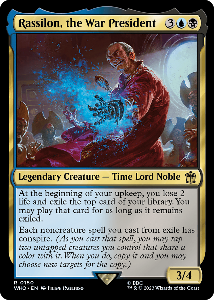 Rassilon, the War President [Doctor Who] | Rook's Games and More
