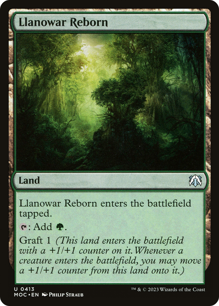 Llanowar Reborn [March of the Machine Commander] | Rook's Games and More