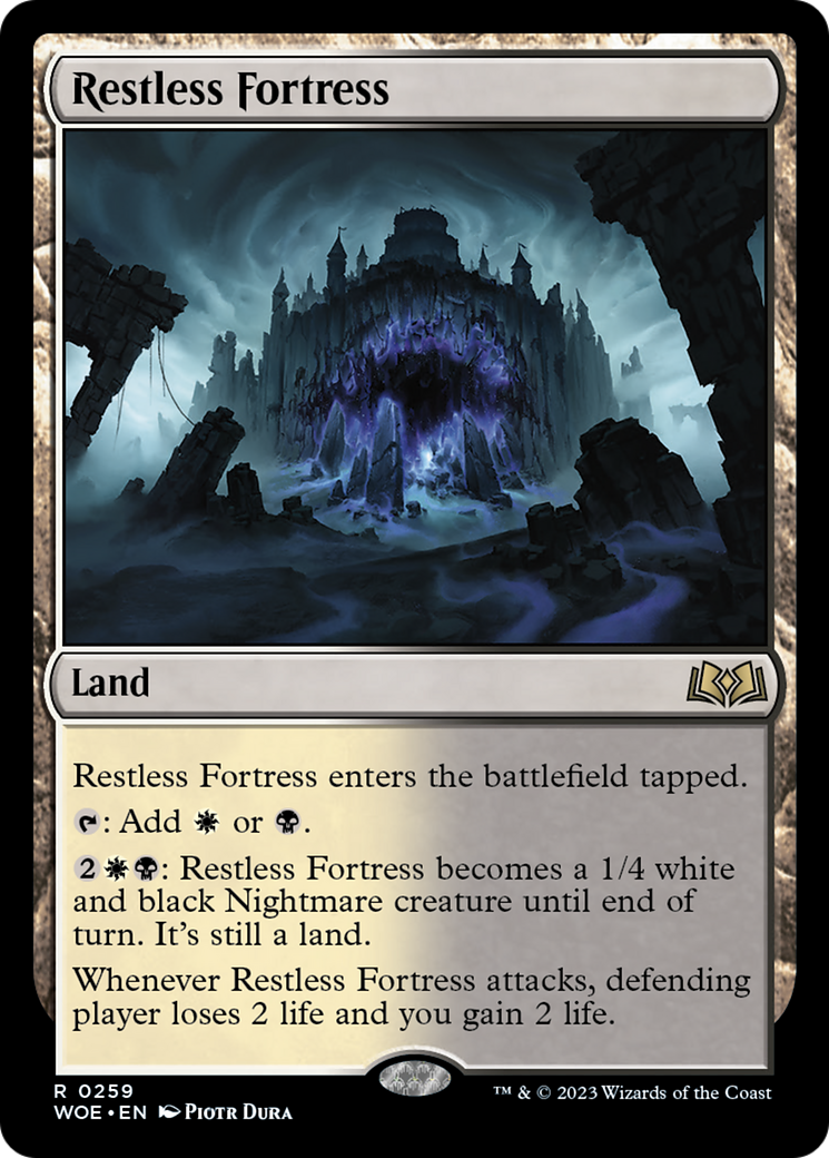 Restless Fortress [Wilds of Eldraine] | Rook's Games and More