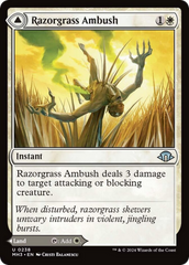 Razorgrass Ambush // Razorgrass Field [Modern Horizons 3] | Rook's Games and More