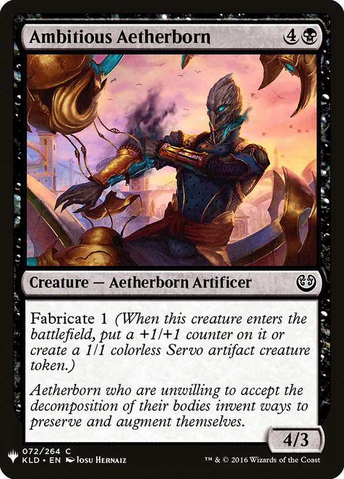 Ambitious Aetherborn [Mystery Booster] | Rook's Games and More