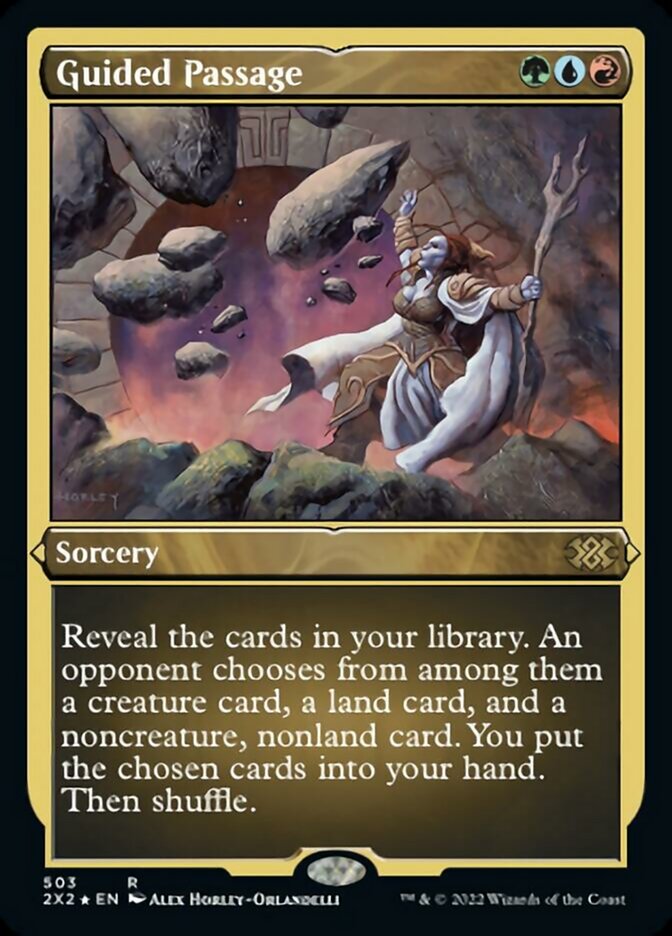 Guided Passage (Foil Etched) [Double Masters 2022] | Rook's Games and More