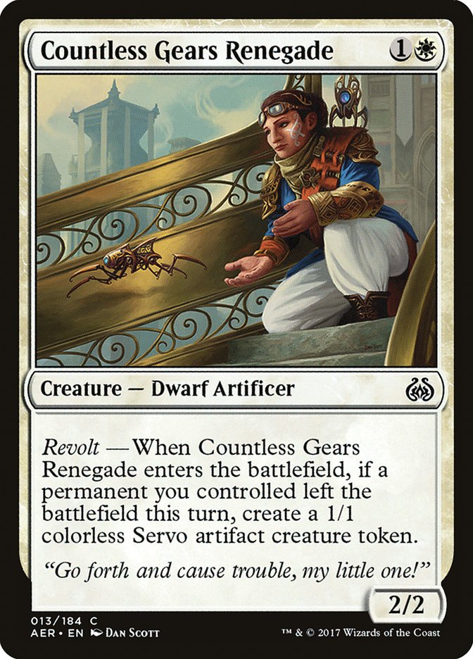 Countless Gears Renegade [Aether Revolt] | Rook's Games and More