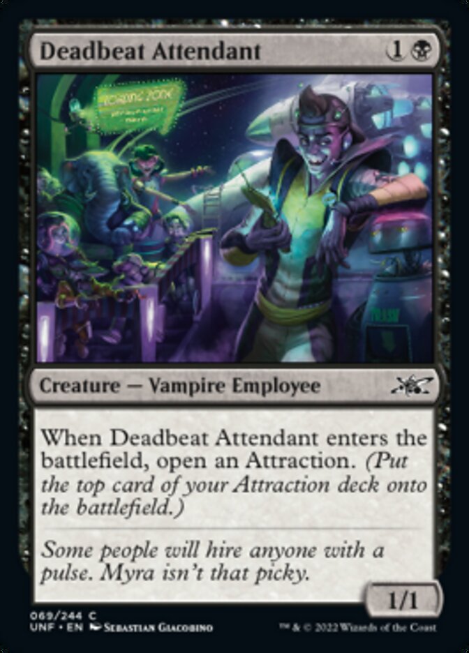 Deadbeat Attendant [Unfinity] | Rook's Games and More