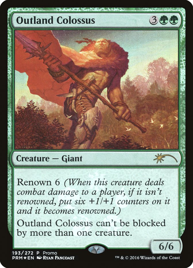 Outland Colossus [Resale Promos] | Rook's Games and More