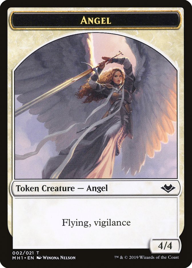 Angel Token [Modern Horizons Tokens] | Rook's Games and More