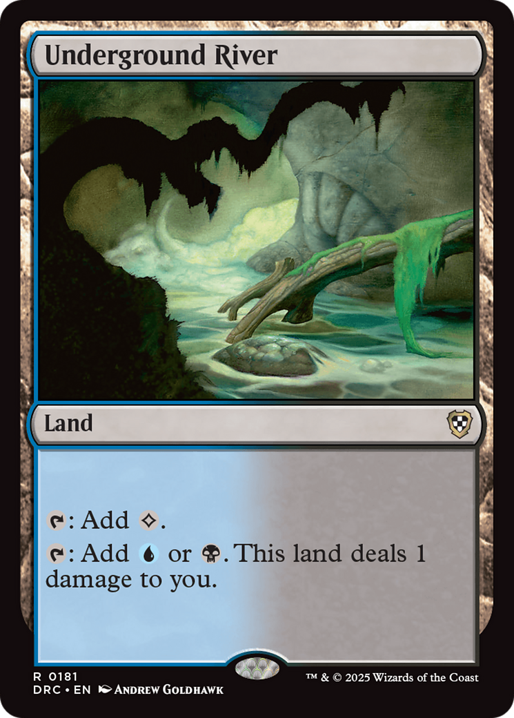 Underground River [Aetherdrift Commander] | Rook's Games and More