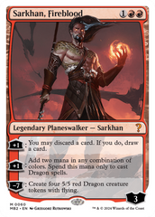 Sarkhan, Fireblood (White Border) [Mystery Booster 2] | Rook's Games and More