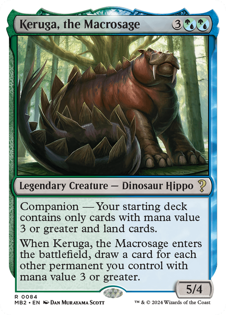 Keruga, the Macrosage (White Border) [Mystery Booster 2] | Rook's Games and More