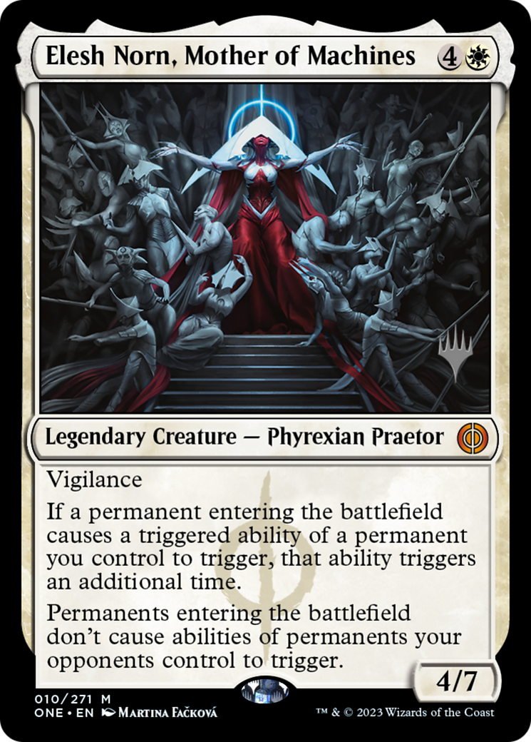 Elesh Norn, Mother of Machines (Promo Pack) [Phyrexia: All Will Be One Promos] | Rook's Games and More