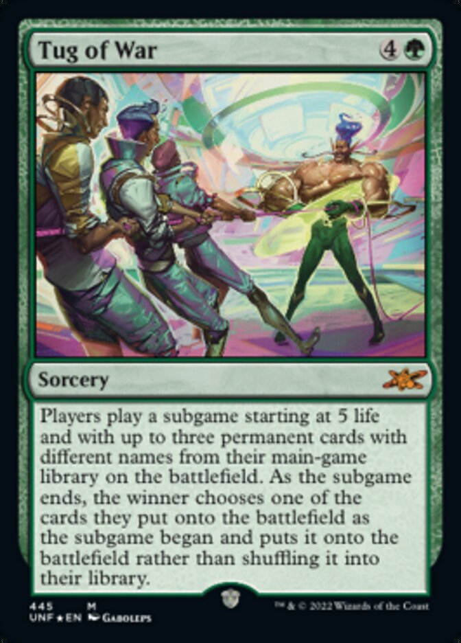 Tug of War (Galaxy Foil) [Unfinity] | Rook's Games and More