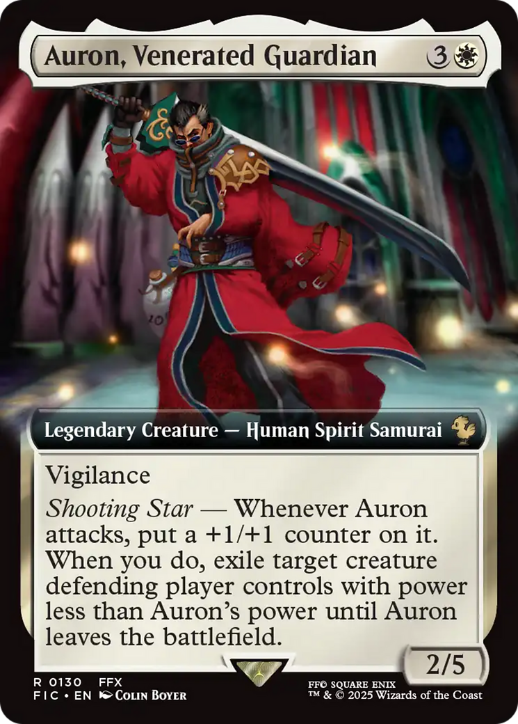 Auron, Venerated Guardian (Extended Art) [FINAL FANTASY Commander] | Rook's Games and More