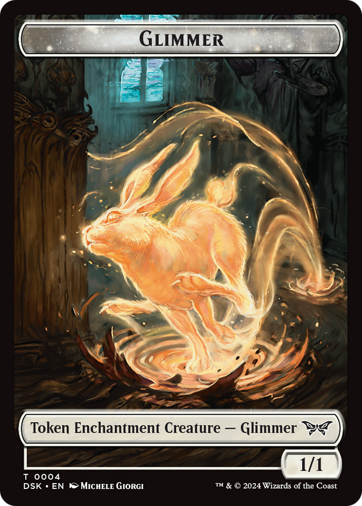 Glimmer Token [Duskmourn: House of Horror Tokens] | Rook's Games and More