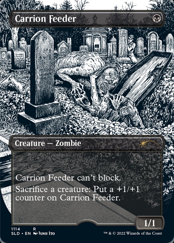 Carrion Feeder (Borderless Etched Foil) [Secret Lair Drop Series] | Rook's Games and More