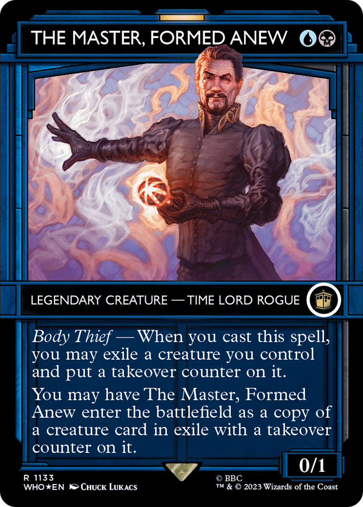 The Master, Formed Anew (Showcase) (Surge Foil) [Doctor Who] | Rook's Games and More