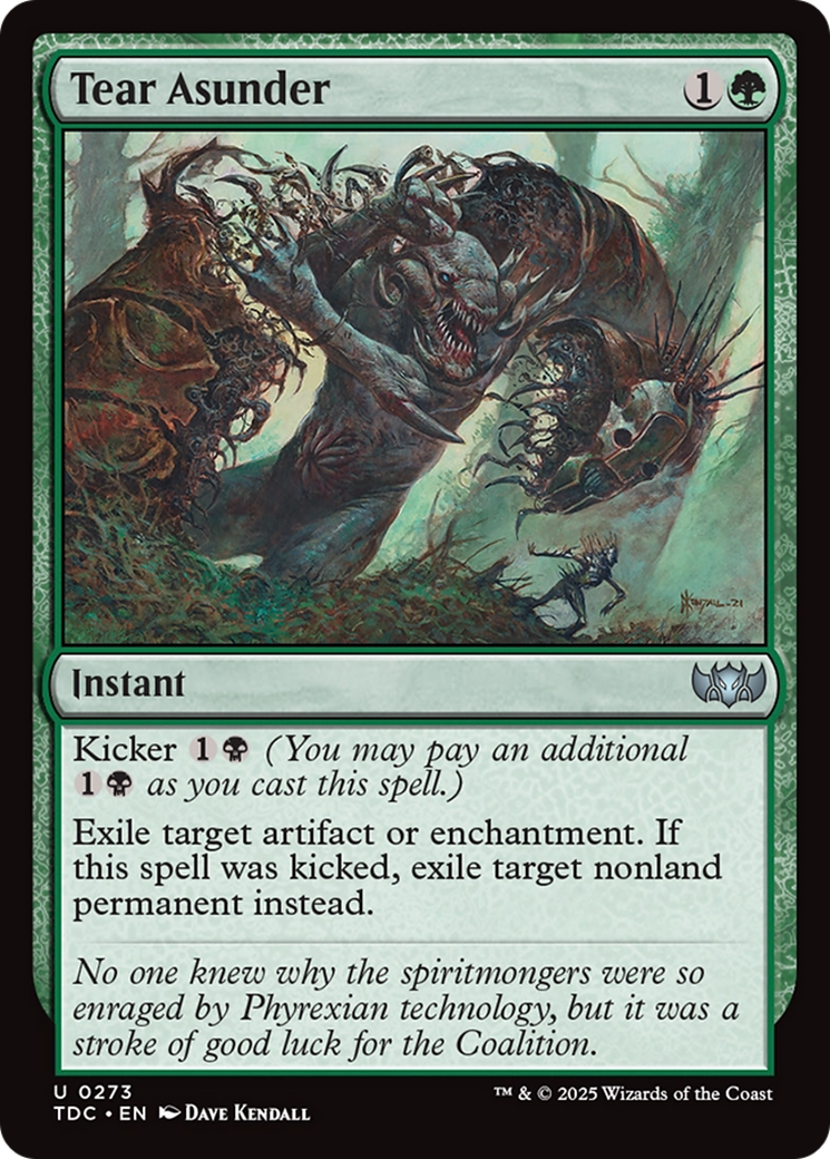 Tear Asunder [Tarkir: Dragonstorm Commander] | Rook's Games and More