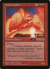 Crimson Hellkite (Oversized) [Oversize Cards] | Rook's Games and More