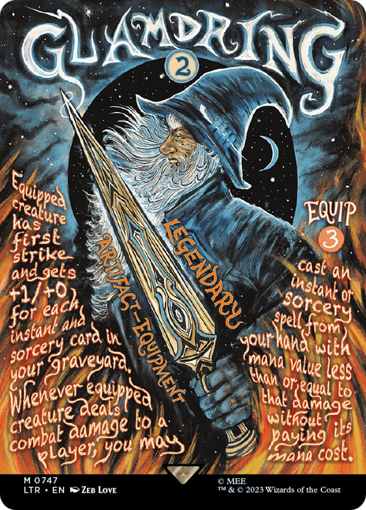 Glamdring (Borderless Poster) [The Lord of the Rings: Tales of Middle-Earth] | Rook's Games and More