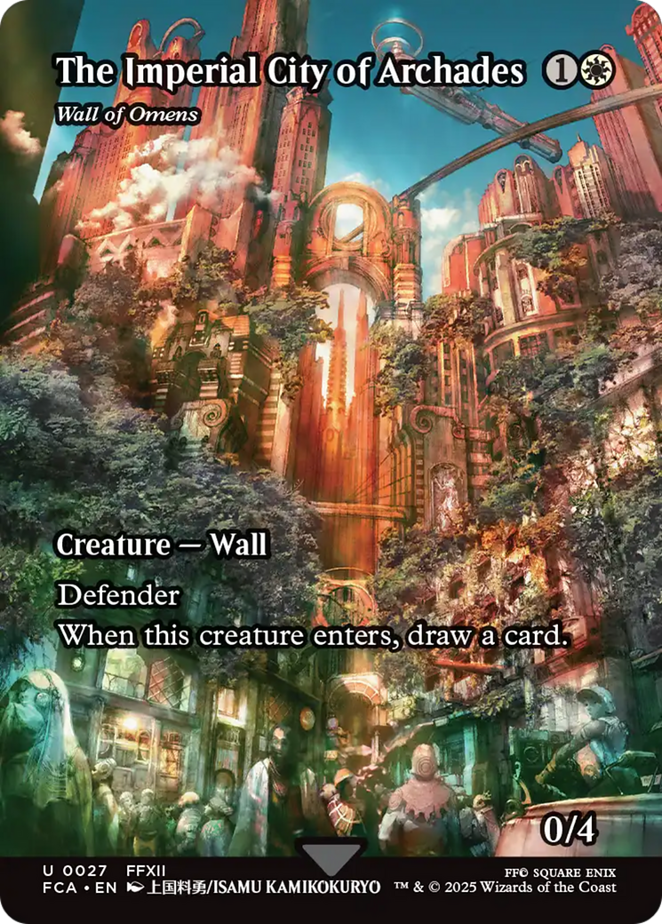 The Imperial City of Archades - Wall of Omens (Showcase) [FINAL FANTASY : Through the Ages] | Rook's Games and More
