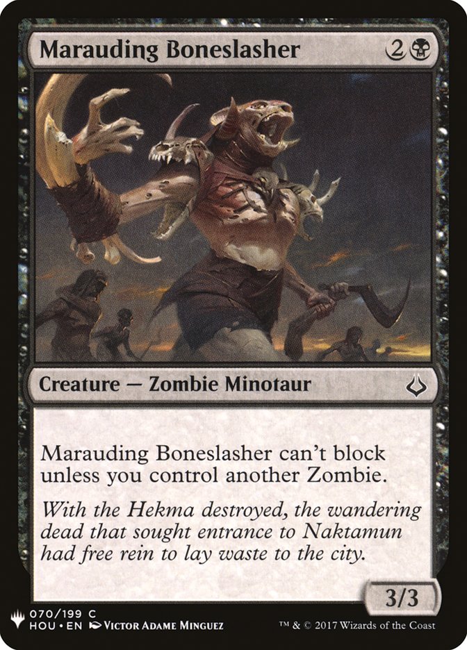 Marauding Boneslasher [Mystery Booster] | Rook's Games and More