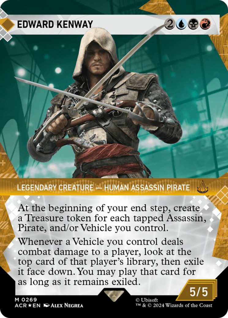 Edward Kenway (Showcase) (Textured Foil) [Assassin's Creed] | Rook's Games and More