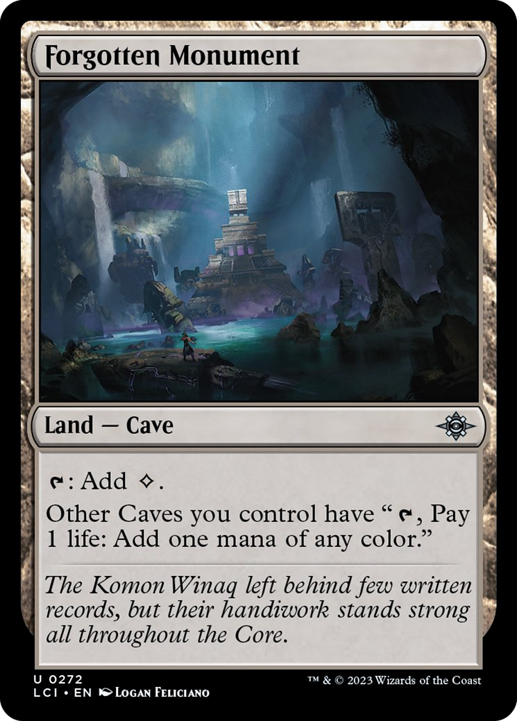 Forgotten Monument [The Lost Caverns of Ixalan] | Rook's Games and More