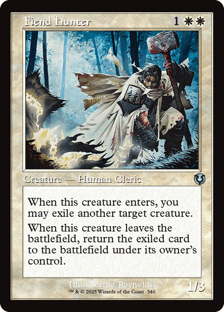 Fiend Hunter (Retro Frame) [Innistrad Remastered] | Rook's Games and More