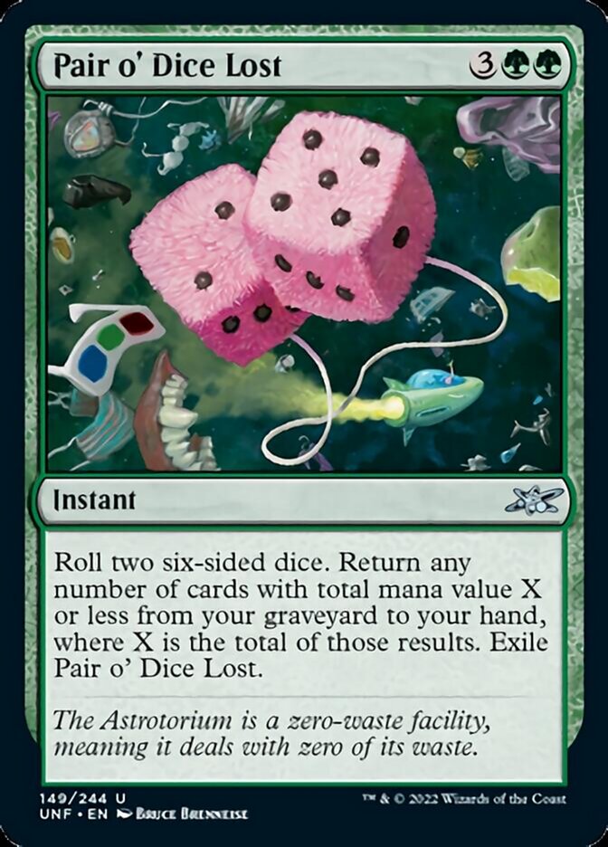 Pair o' Dice Lost [Unfinity] | Rook's Games and More