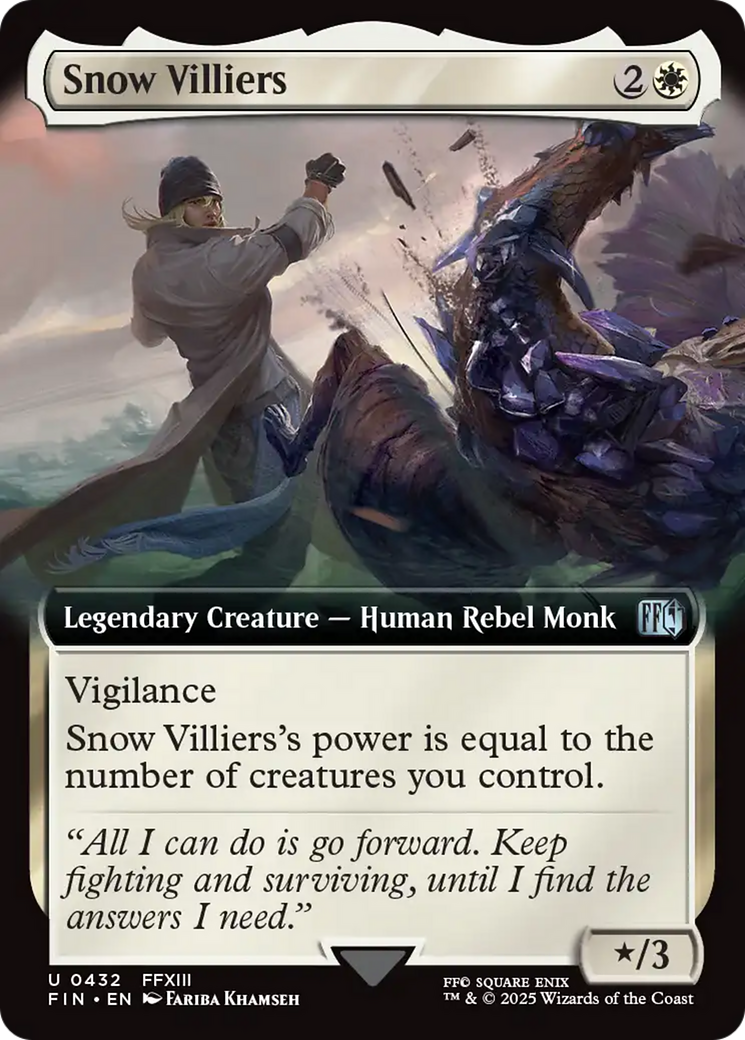 Snow Villiers (Extended Art) [FINAL FANTASY] | Rook's Games and More