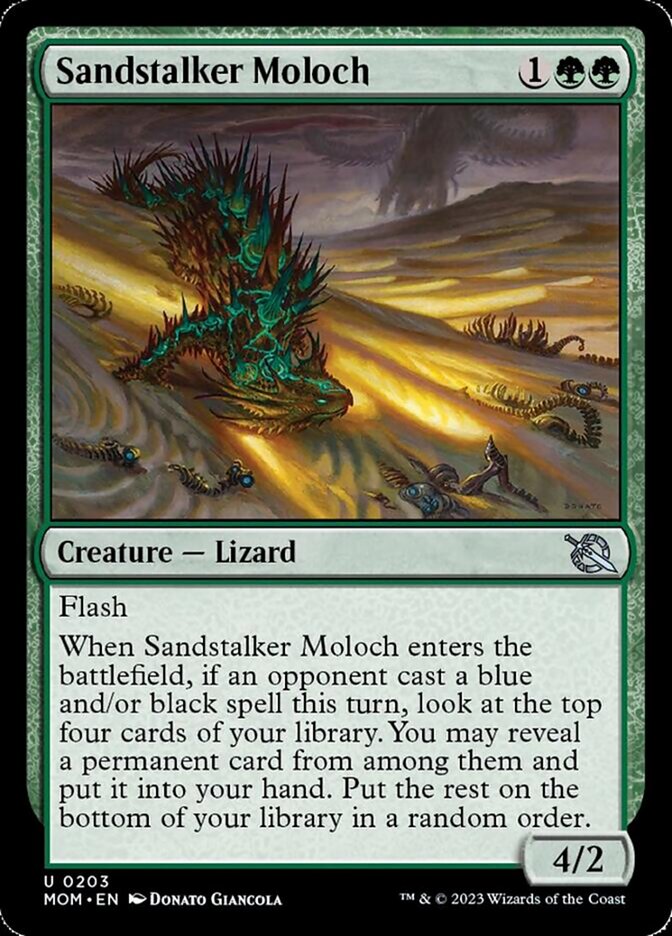Sandstalker Moloch [March of the Machine] | Rook's Games and More