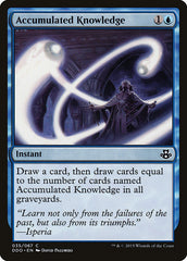 Accumulated Knowledge [Duel Decks: Elspeth vs. Kiora]