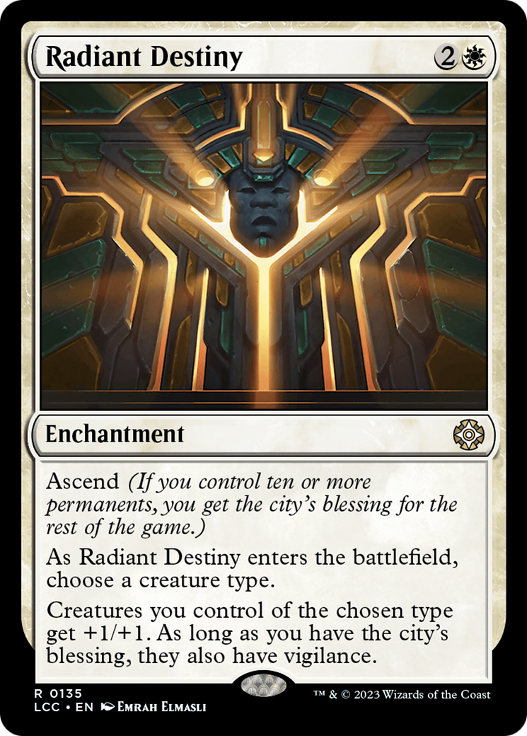Radiant Destiny [The Lost Caverns of Ixalan Commander] | Rook's Games and More